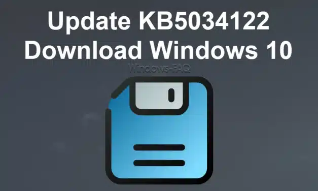 Update KB5034122 Download Windows 10 22H2