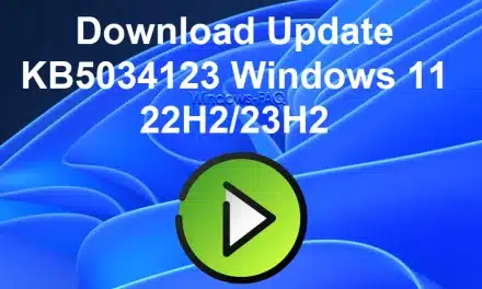 Download Update KB5034123 Windows 11 22H2/23H2