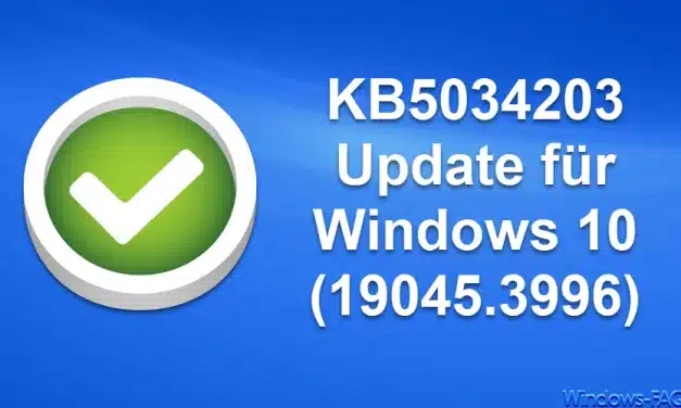 KB5034203 Update für Windows 10 (19045.3996)