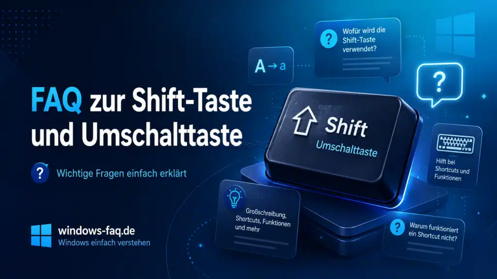 FAQ zur Shift-Taste und Umschalttaste