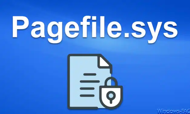 Pagefile.sys – Was ist das für eine Datei?