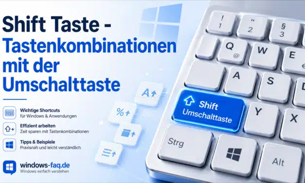 Shift Taste: Position, Funktion und Tastenkombinationen