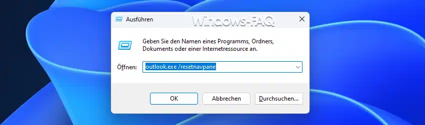 outlook.exe resetnavpane