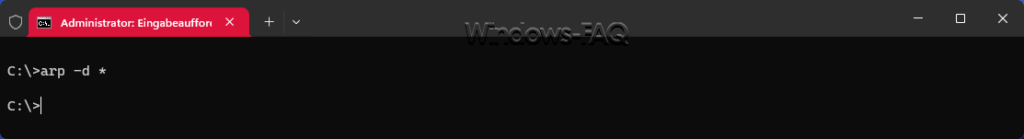 ARP Cache löschen