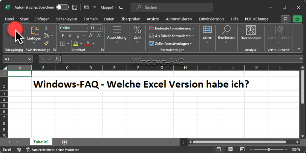 Excel Version Datei