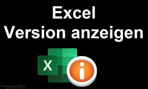 Excel Version anzeigen