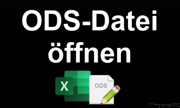 ODS-Datei öffnen – So geht´s