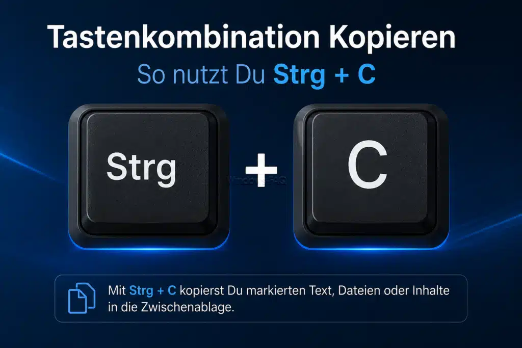 Tastenkombination Kopieren - So nutzt Du Strg + C