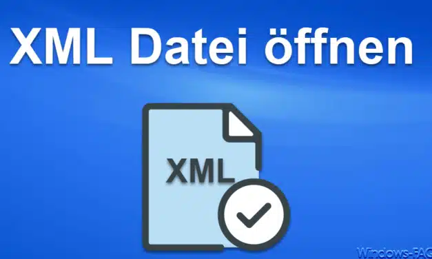 XML Datei öffnen