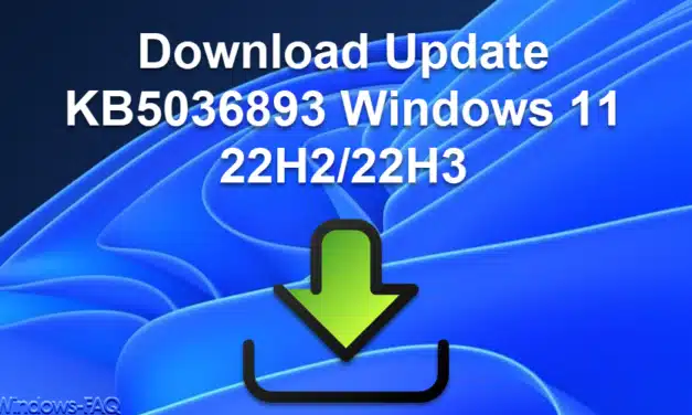 Download Update KB5036893 Windows 11 22H2/22H3
