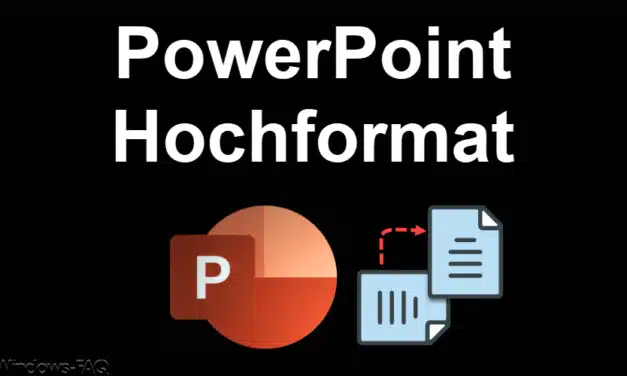 PowerPoint Hochformat – So geht´s