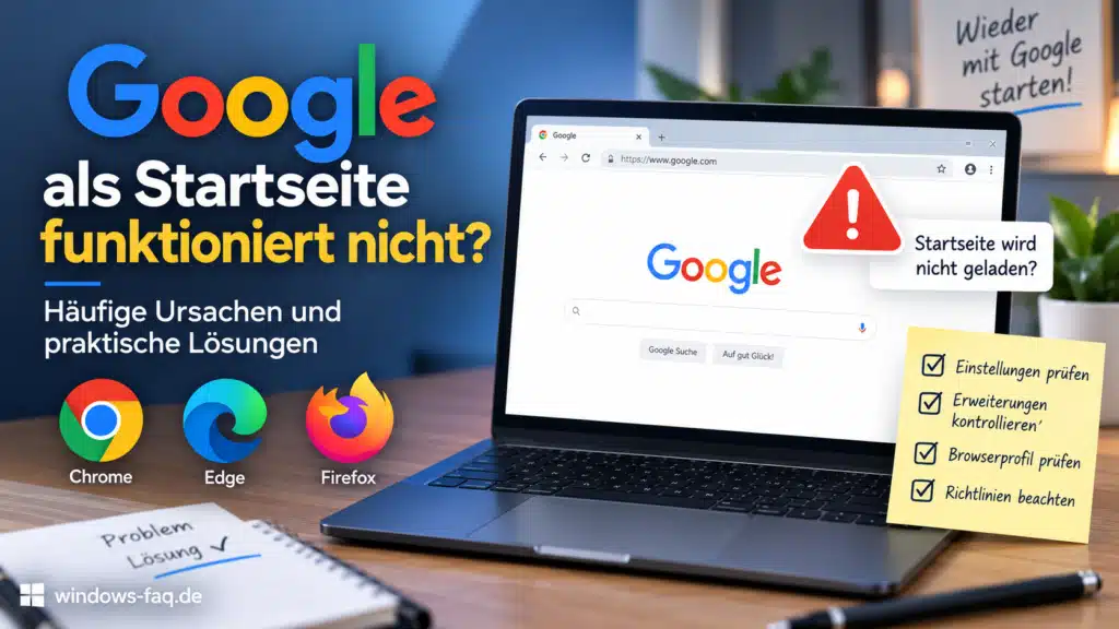 Google-Startseite reparieren - Lösungen im Überblick