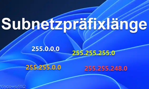 Subnetzpräfixlänge – Aufgaben und Funktion bei Windows