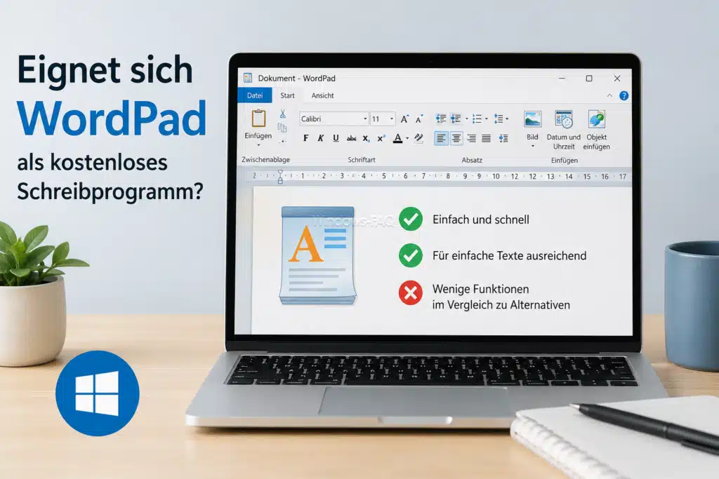 Eignet sich WordPad als kostenloses Schreibprogramm