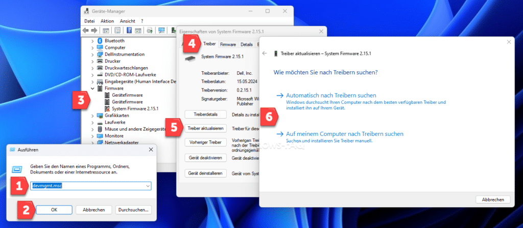 Treiber aktualisieren Windows Gerätemanager