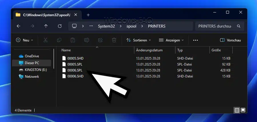 Drucker druckt nicht - Druckerwarteschlange