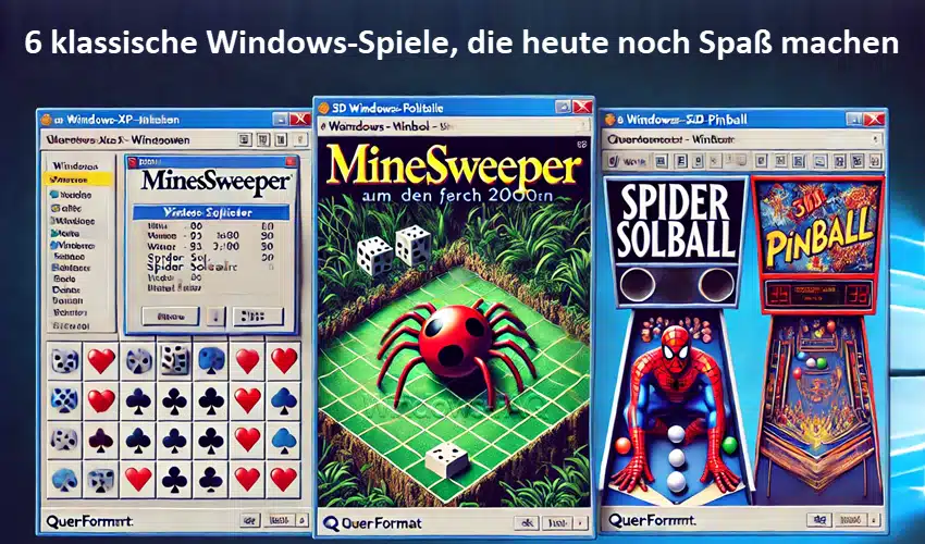 6 klassische Windows-Spiele, die heute noch Spaß machen