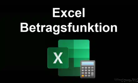 Excel Betragsfunktion