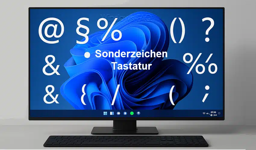 Sonderzeichen Tastatur