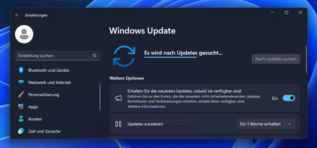PowerShell Update mit Windows Update