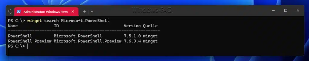 PowerShell Update mit Windows Update