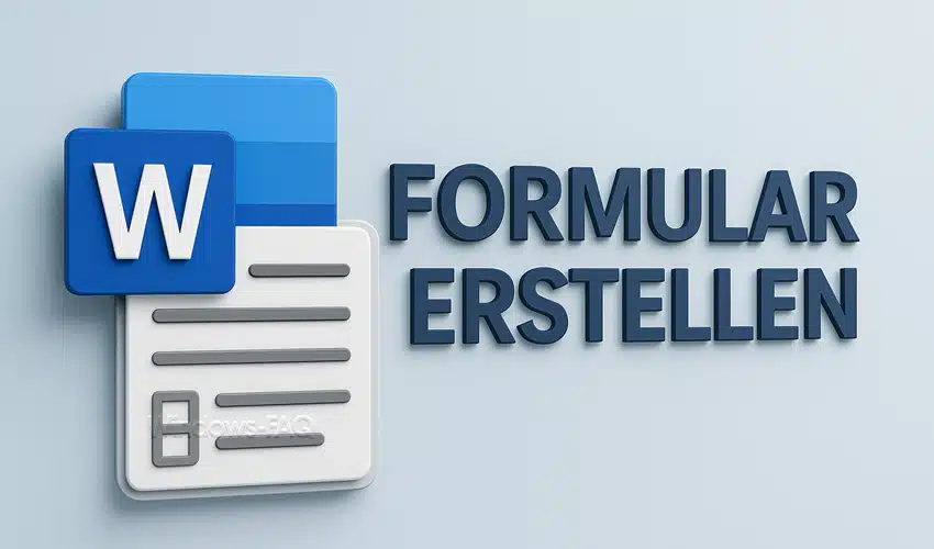 Word-Formular erstellen