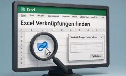 Excel Verknüpfungen finden