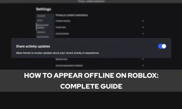 So erscheinst du in Roblox offline (Kompletter Leitfaden)