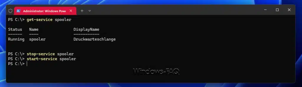 Windows Dienste steuern mit PowerShell
