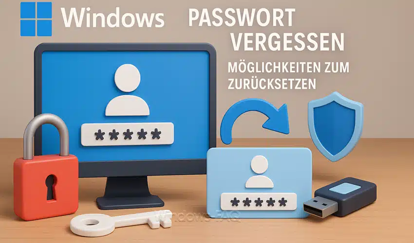 Windows 11 Passwort vergessen – Möglichkeiten zum Zurücksetzen