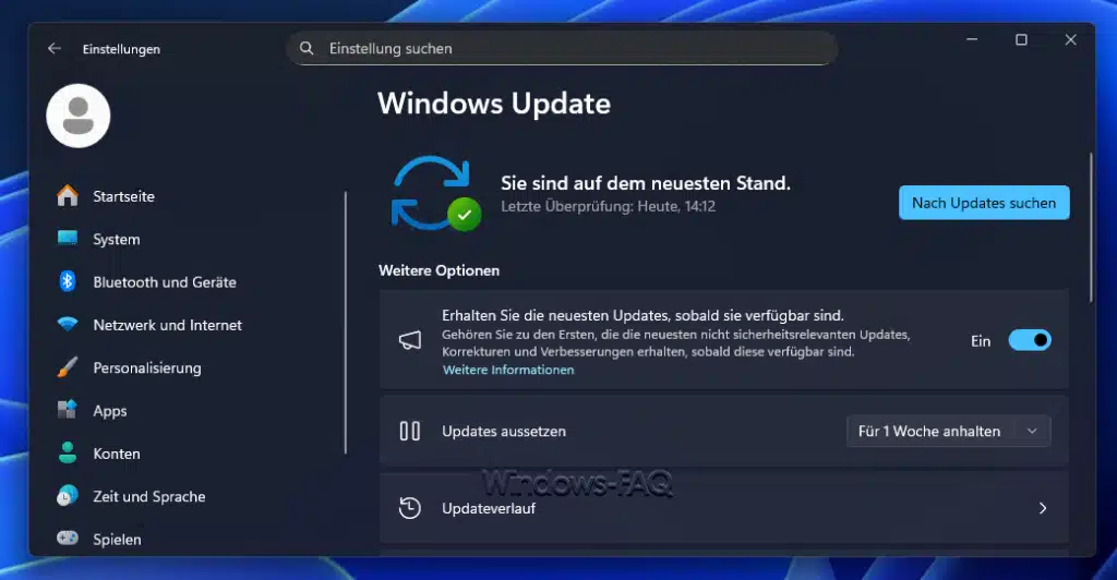Windows Update nach neuen Realtek Treibern suchen