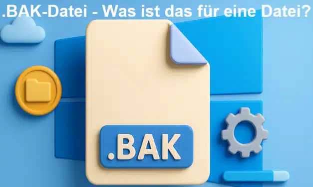 .BAK-Datei – Was ist das für eine Datei?