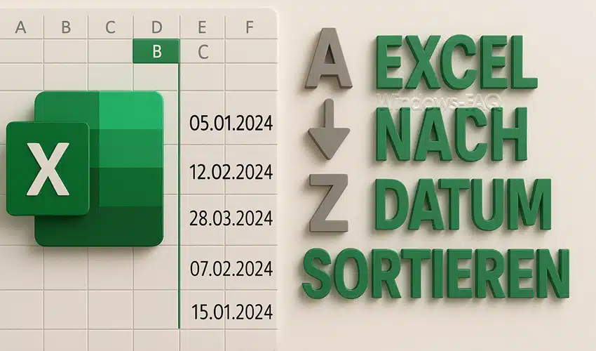 Excel nach Datum sortieren