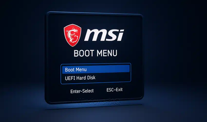 MSI Boot-Menü