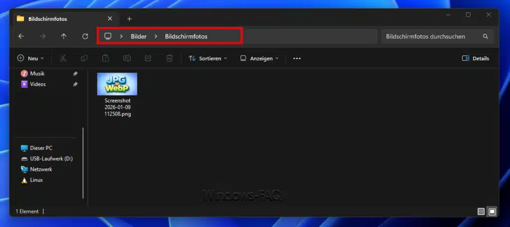 Bilder Bildschirmfotos