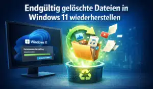Endgültig gelöschte Dateien in Windows 11 wiederherstellen