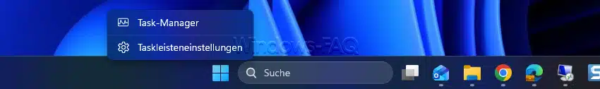 Windows 11 Taskleisteneinstellungen
