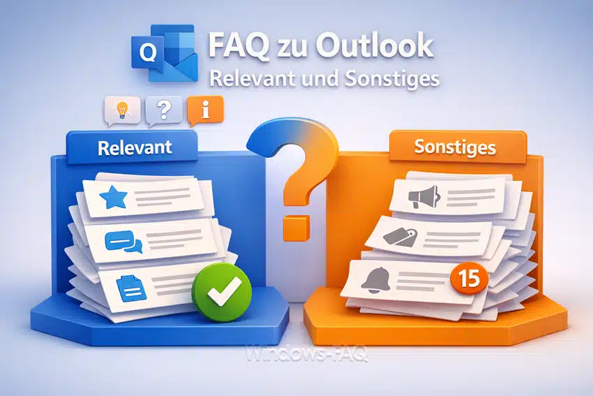 FAQ zu Outlook Relevant und Sonstiges