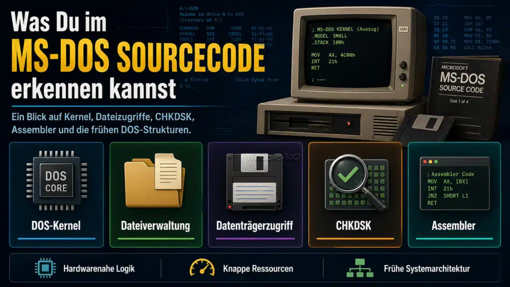 Was Du im MS-DOS Sourcecode erkennen kannst