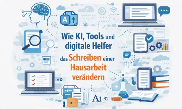 Wie KI, Tools und digitale Helfer das Schreiben einer Hausarbeit verändern