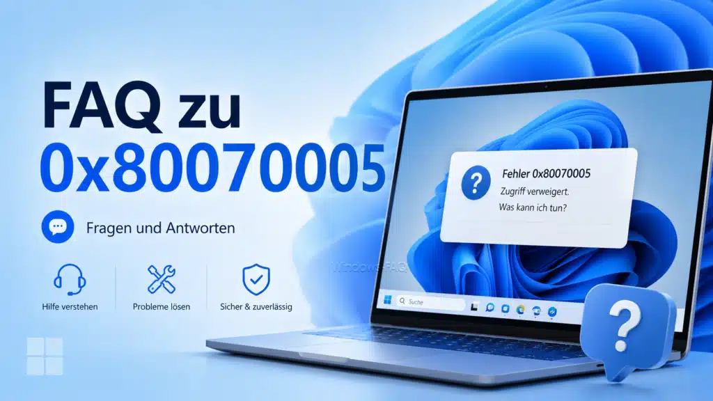FAQ zu 0x80070005