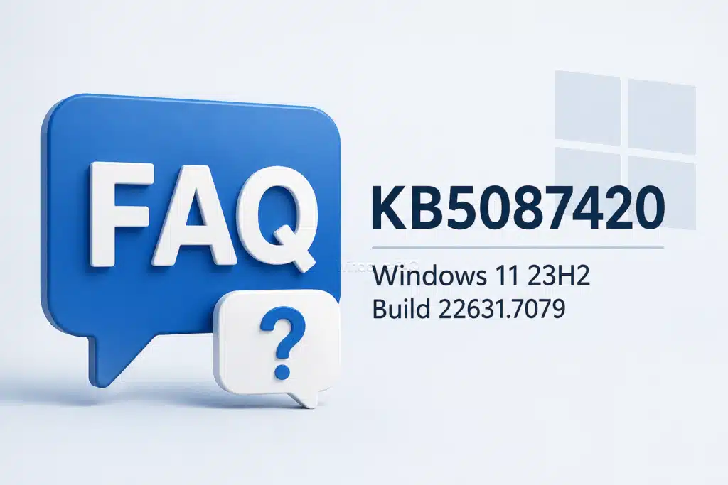 FAQ zu KB5087420