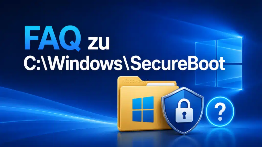 FAQ zu SecureBoot Ordner unter Windows