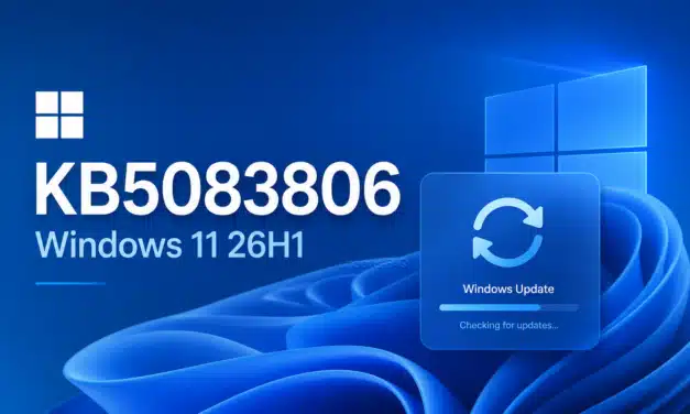 KB5083806 für Windows 11 26H1: Optionales Preview Update auf Build 28000.1896