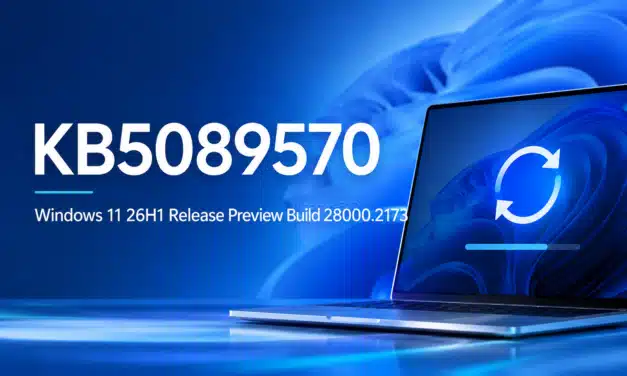 KB5089570 für Windows 11 26H1: Release Preview Build 28000.2173
