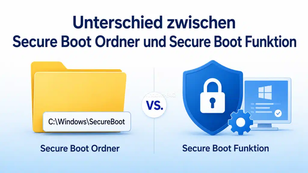 Unterschied zwischen Secure Boot Ordner und Secure Boot Funktion