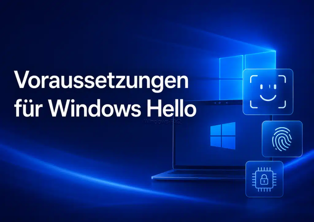 Voraussetzungen für Windows Hello