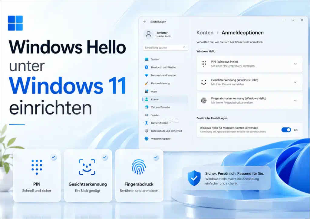 Windows Hello unter Windows 11 einrichten