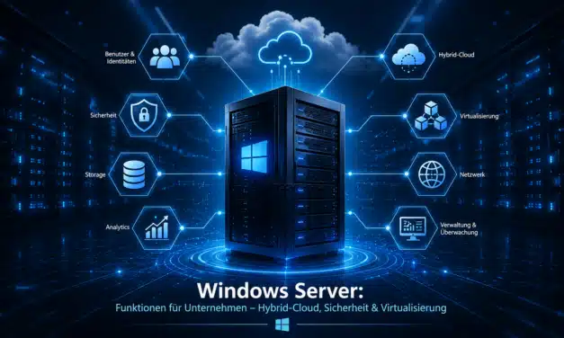 Windows Server: Funktionen für Unternehmen – Hybrid-Cloud, Sicherheit & Virtualisierung