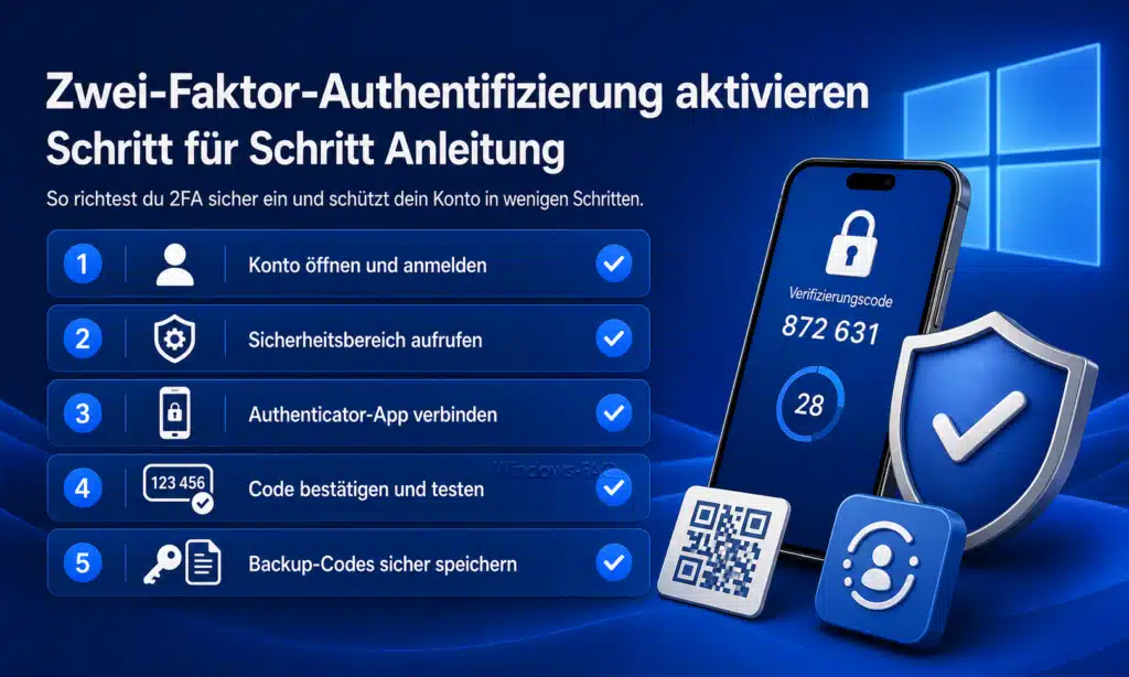 Zwei-Faktor-Authentifizierung aktivieren: Schritt für Schritt Anleitung